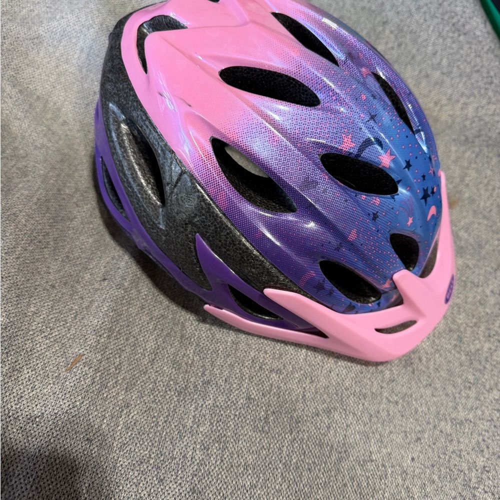 Kids Pink and Purple Helmet